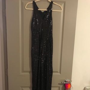 Black sequin Jumpsuit